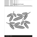 SBD606 Simple and Basic die Pine branches