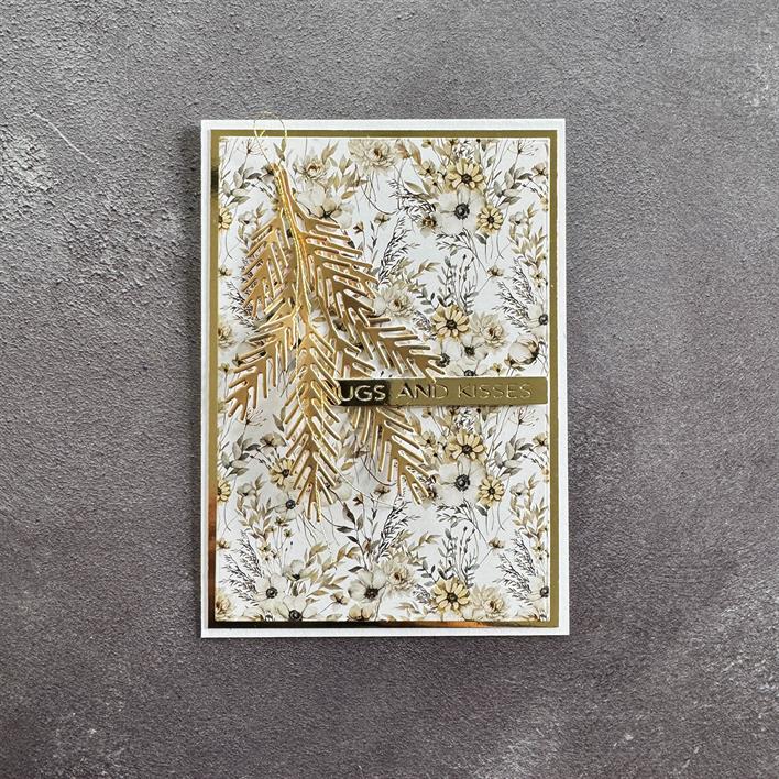 SBD606 Simple and Basic die Pine branches