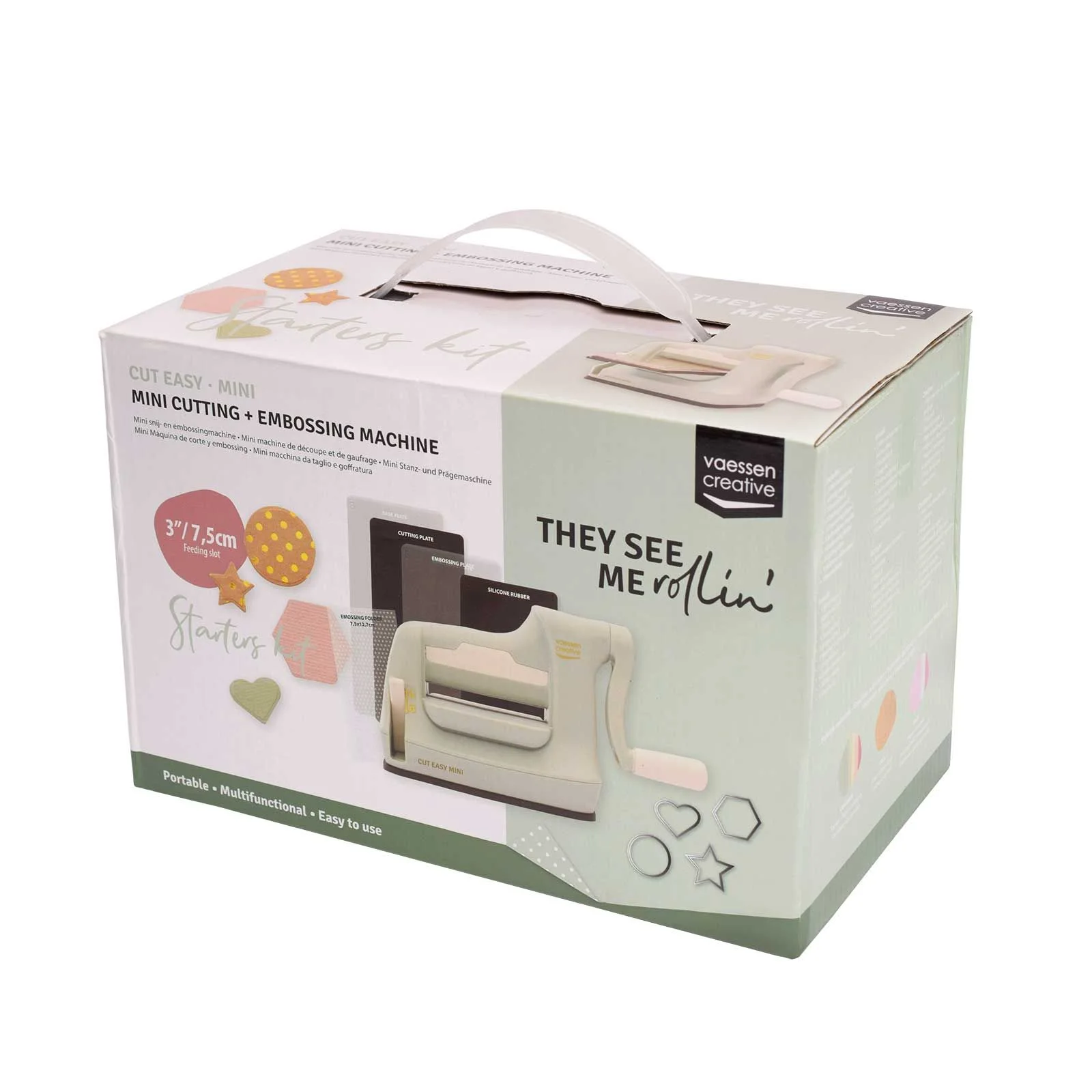 2137-080 Vaessen Creative • Cut Easy Mini Die-Cutting and Embossing Machine Mint