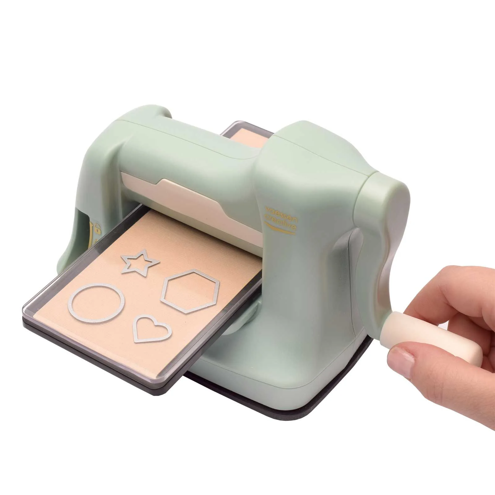 2137-080 Vaessen Creative • Cut Easy Mini Die-Cutting and Embossing Machine Mint