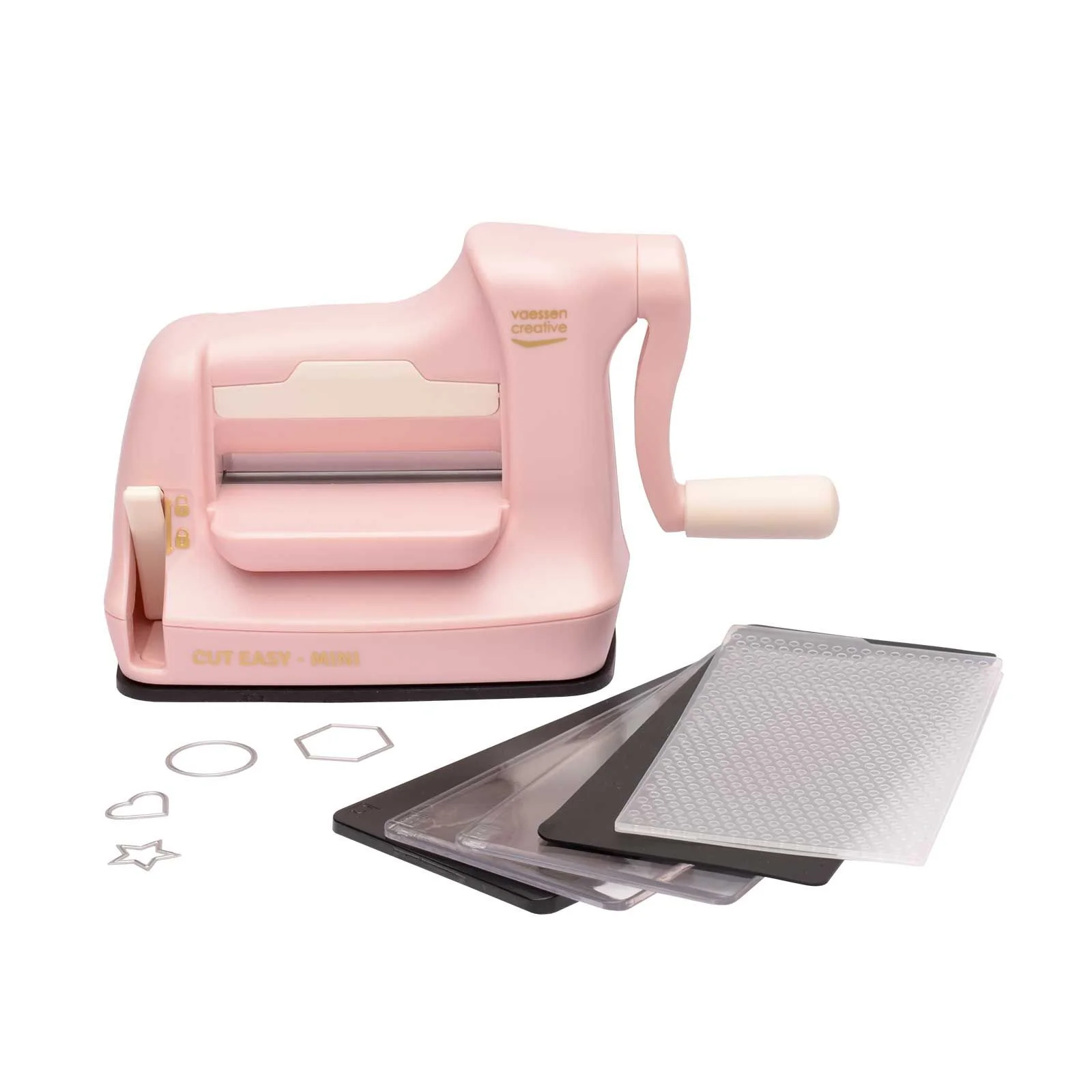 2137-081 Vaessen Creative • Cut Easy Mini Die-Cutting and Embossing Machine PINK