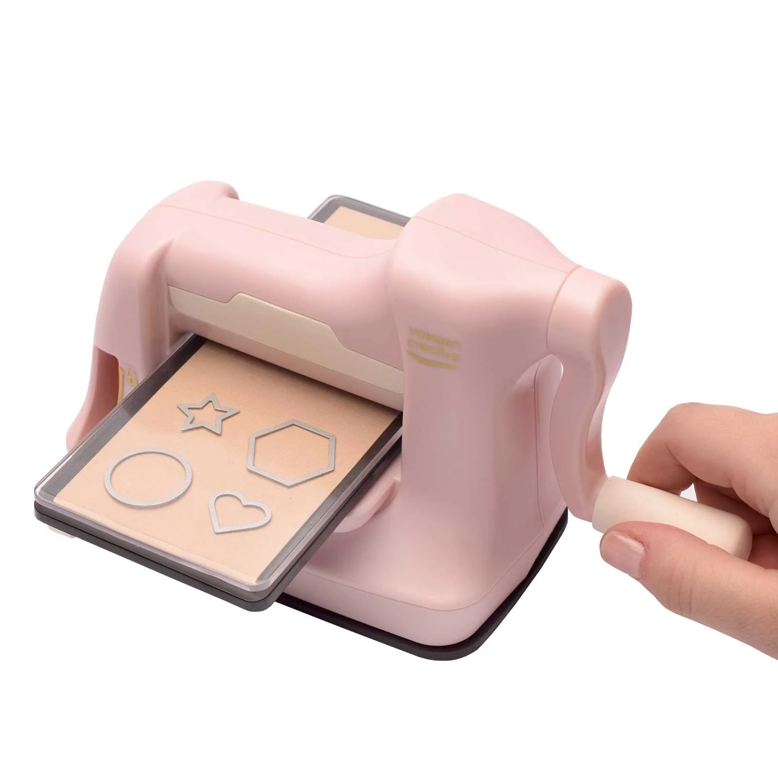 2137-081 Vaessen Creative • Cut Easy Mini Die-Cutting and Embossing Machine PINK