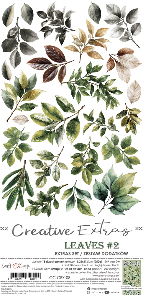 CC-CEX-MIX-04 CREATIVE EXTRAS - MIX 04 - ALL LEAVES