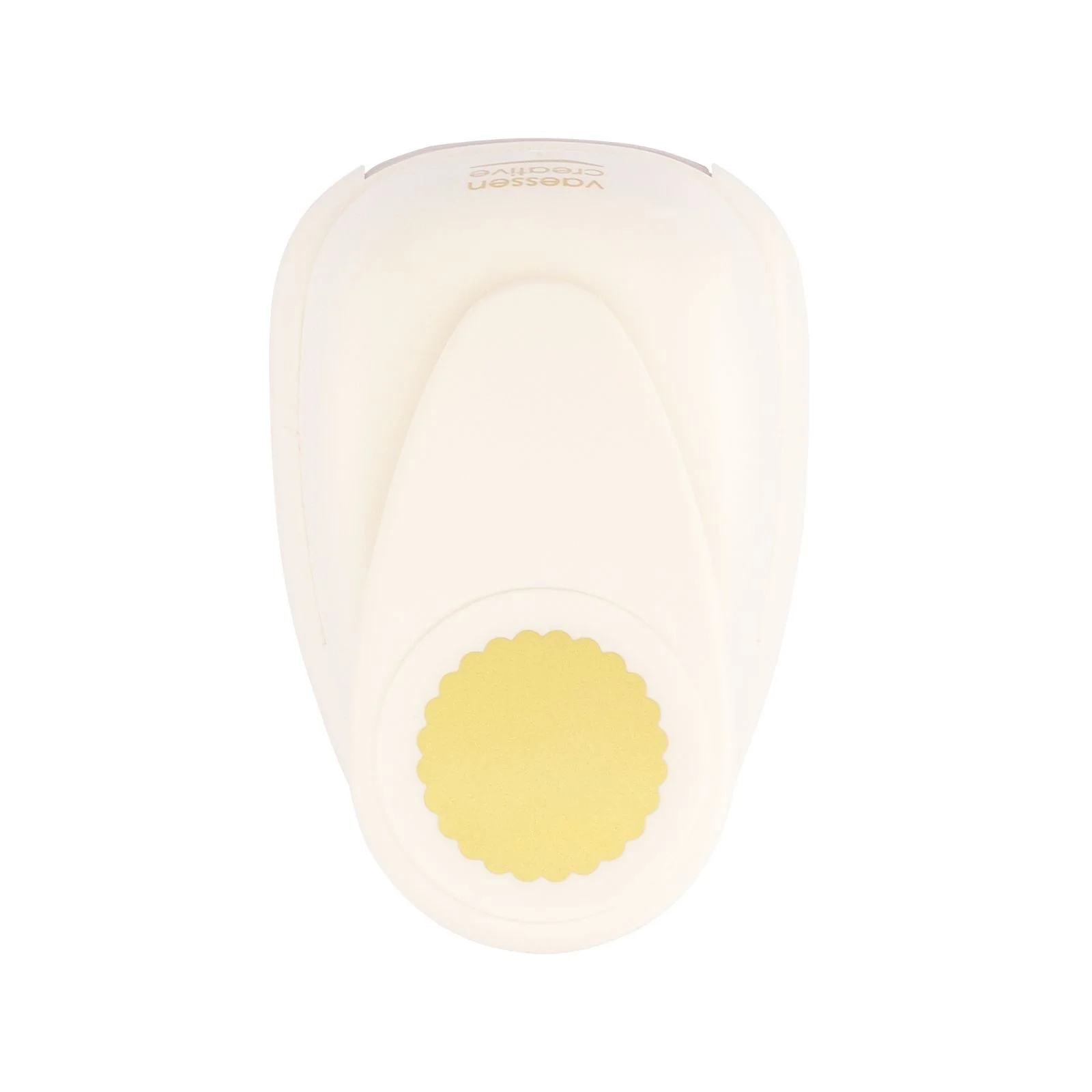 21437-014 Lever punch jumbo 5cm scallop circle