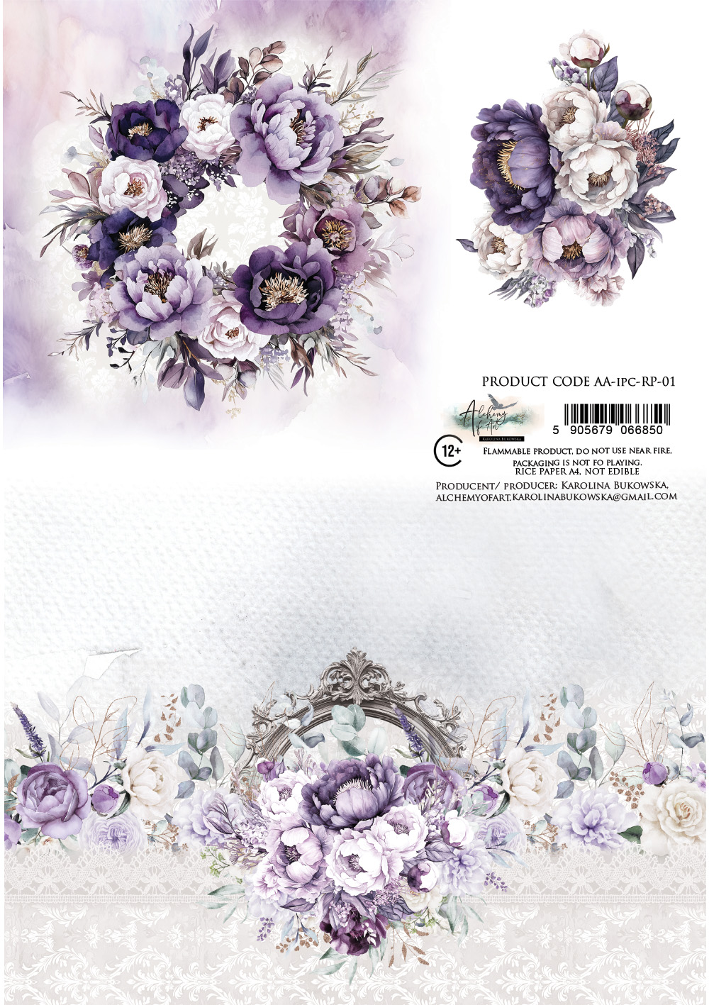 AA-IPC-RP-01 Alchemy of Art Rice paper A4