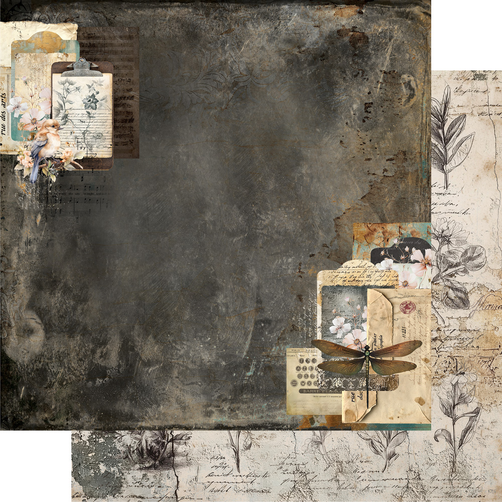 AA-IS-08 Alchemy of Art - 8x8'' - A SET OF PAPERS 20,3x20,3cm In silence