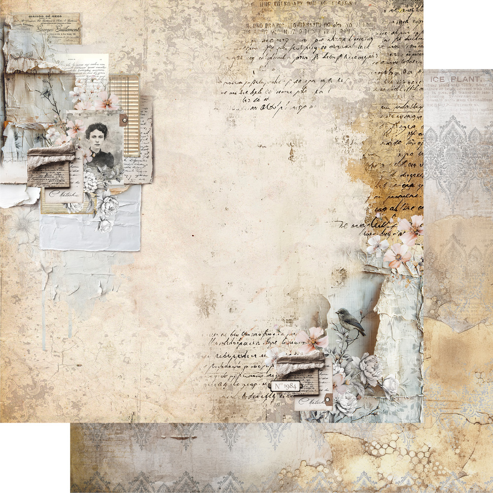 AA-IS-08 Alchemy of Art - 8x8'' - A SET OF PAPERS 20,3x20,3cm In silence