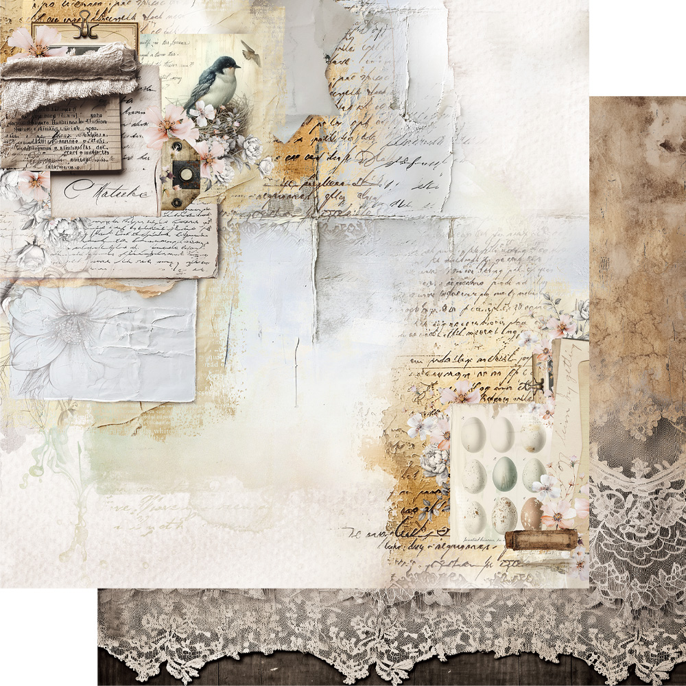 AA-IS-12 Alchemy of Art - 6x6'' - A SET OF PAPERS In silence