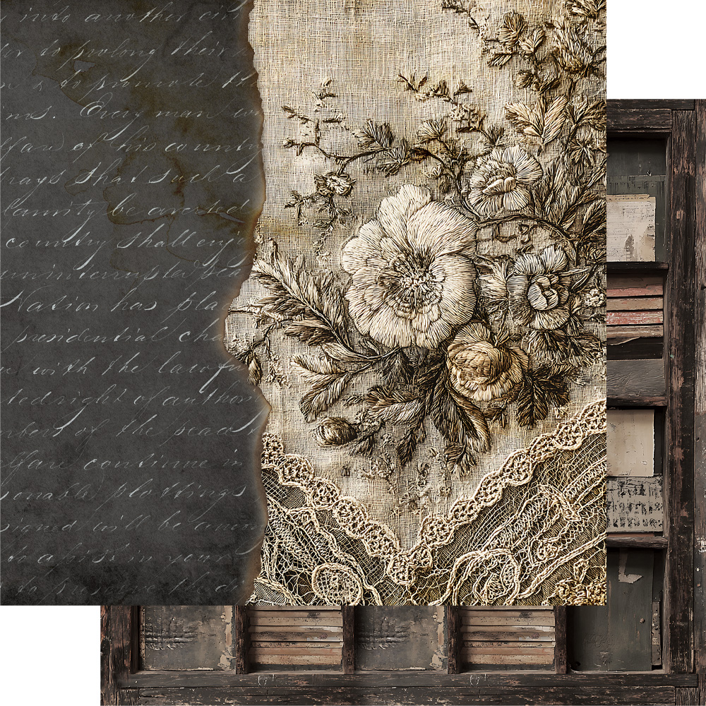 AA-IS-12 Alchemy of Art - 6x6'' - A SET OF PAPERS In silence