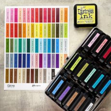 TDA90359 Tim Holtz Distress Ink Pad Label Sheet Black 