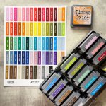 TDA90366 Ranger Tim Holtz Distress Ink Pad Label Sheet White