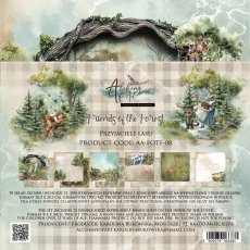 AA-FOTF-08 Alchemy of Art  - 8x8''  - A SET OF PAPERS 20,3x20,3cm Friends of the Forest