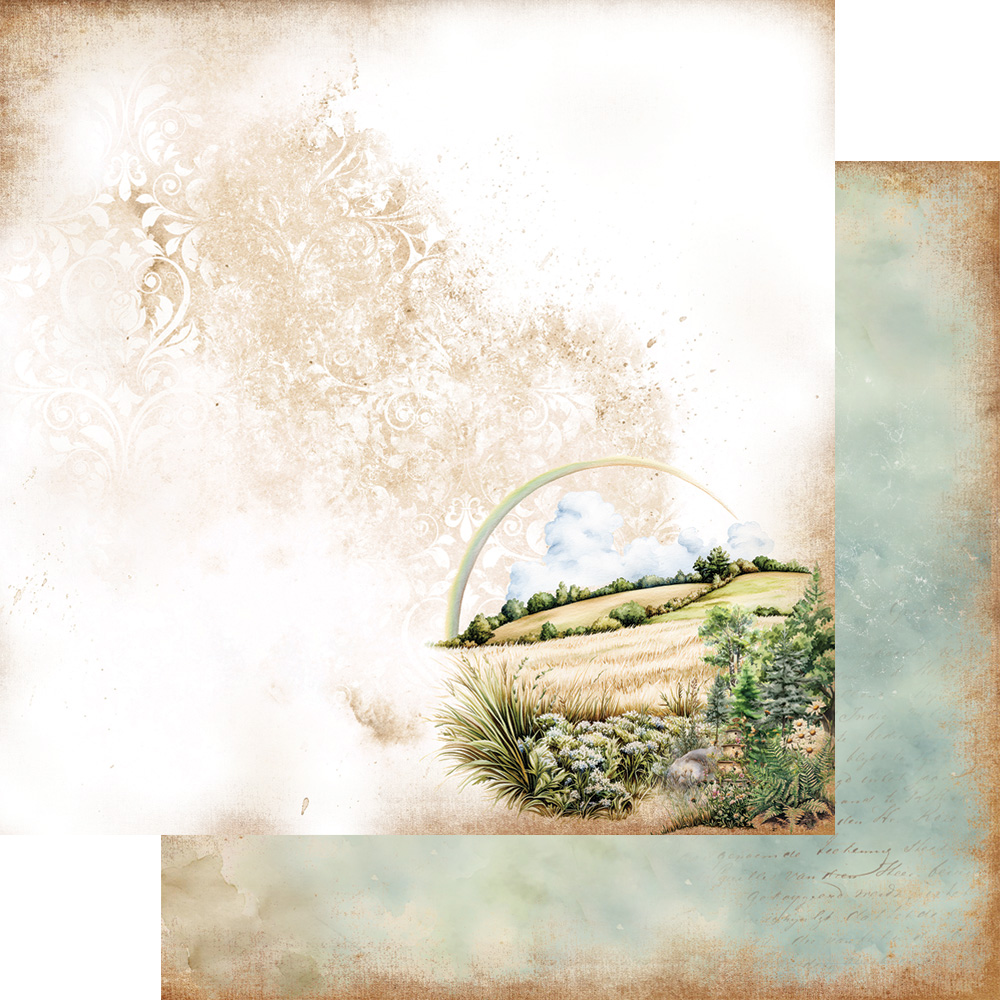 AA-FOTF-12 Alchemy of Art - 6x6'' - A SET OF PAPERS Friends of the Forest