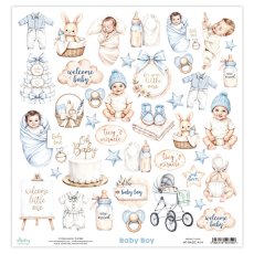 MT-BASIC-A14   Sheet 30.5 x 30.5 cm with elements to cut 