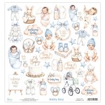 MT-BASIC-A14 Sheet 30.5 x 30.5 cm with elements to cut