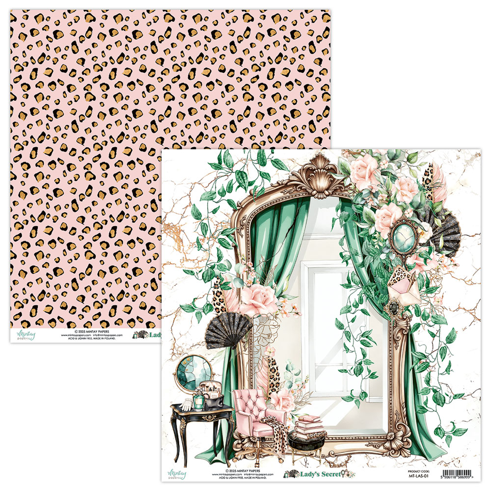 MT-LAS-08 Lady's Secret - paper set 20,3x20,3cm