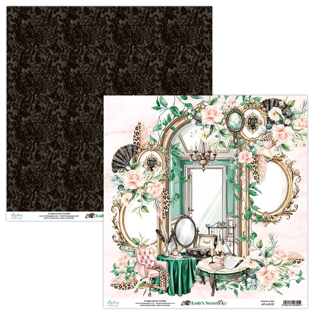 MT-LAS-08 Lady's Secret - paper set 20,3x20,3cm
