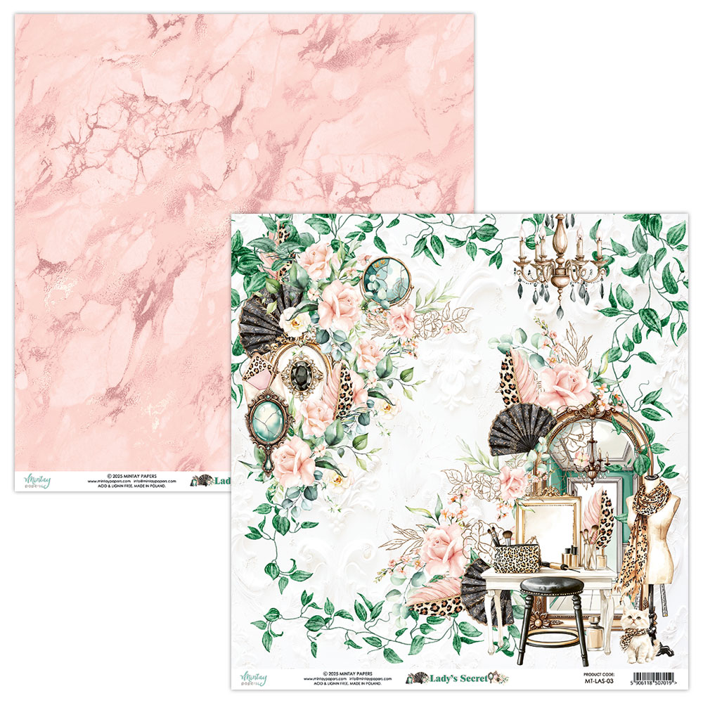 MT-LAS-08 Lady's Secret - paper set 20,3x20,3cm