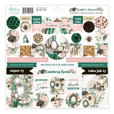 MT-LAS-14PL Lady's Secret- Paper stickers - Berrmata elements - PL version
