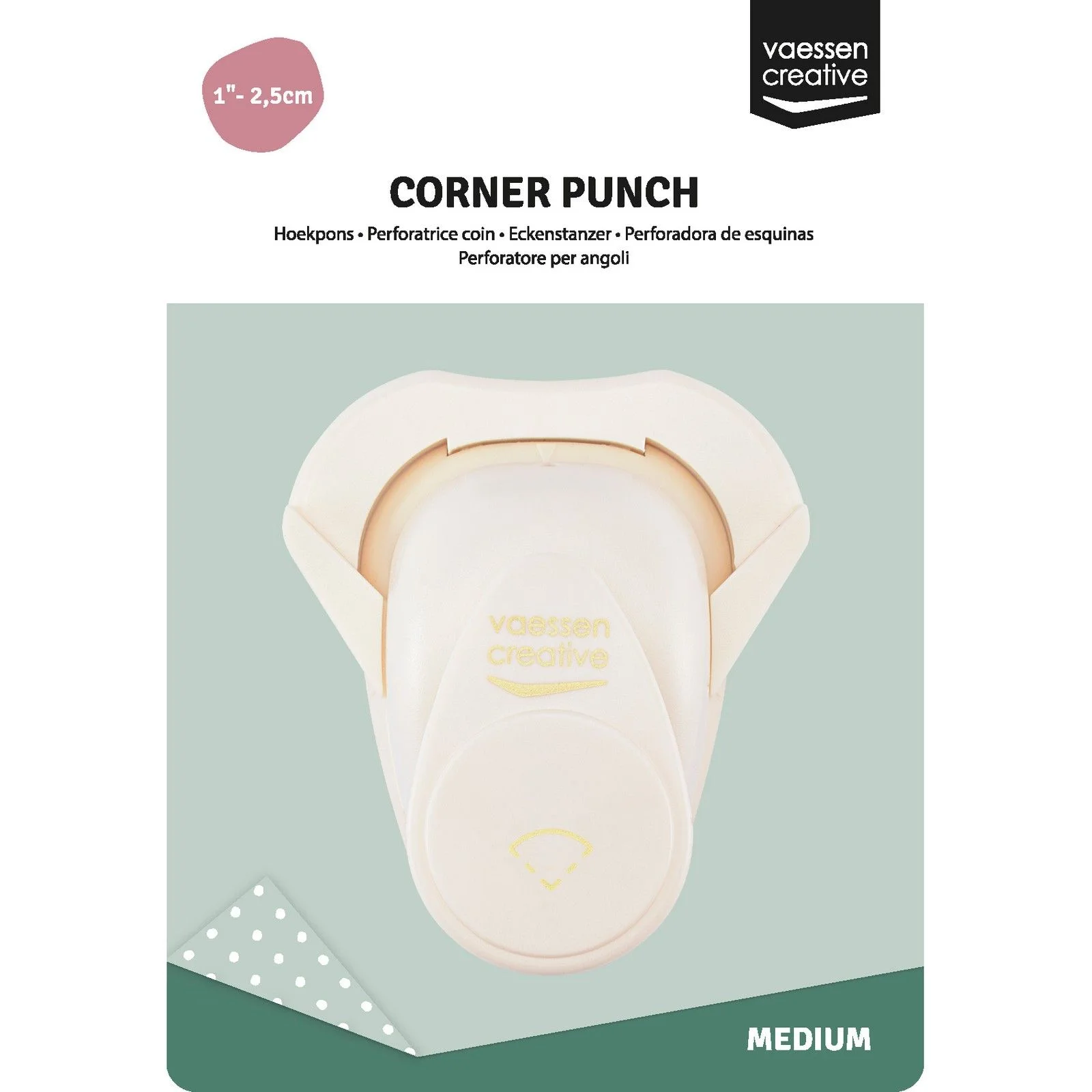 21441-012 Corner Punch Ticket 8x10mm