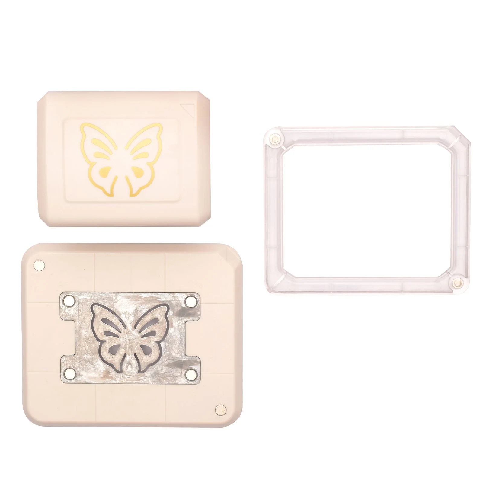 21445-001 Magnetic Punch 3D Butterfly 3.8x4.6cm