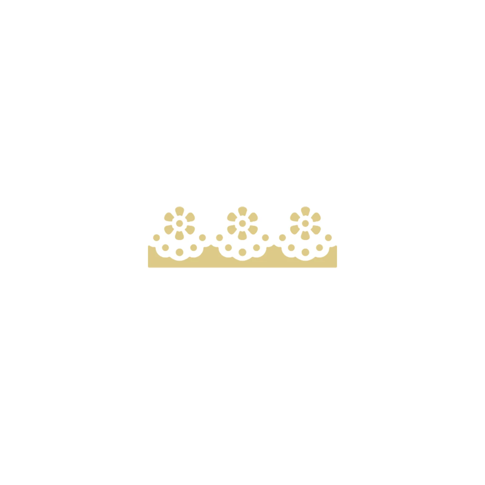 21449-007 Border Punch Flower Dots