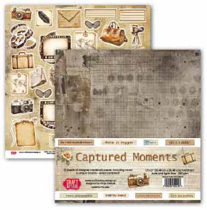 CPS-CM30-12 Paper set 12x12" Captured Moments -12 sheets