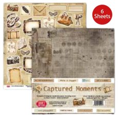 CPS-CM30-6 Paper set 30.5x30.5cm-Craft&You Design - Captured Moments