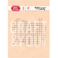 CS056 Clear Stamps Grid Paper - Craft & You Design