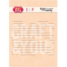 CS057 Clear Stamps Lined Paper - Craft & You Design