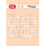 CS057 Clear Stamps Lined Paper - Craft & You Design