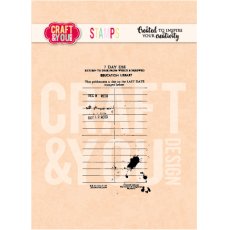 CS058 Clear Stamps Vintage Table - Craft & You Design