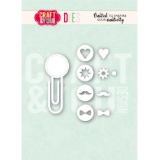 CW386 Cutting Die -Clip Set 1 by Magda - Craft&You Design