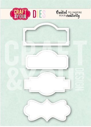 CW393 Cutting Die -Labels by Bea - Craft&You Design