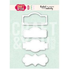 CW393 Cutting Die -Labels by Bea - Craft&You Design