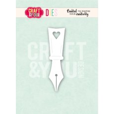 CW395 Cutting Die -Nib - Craft&You Design