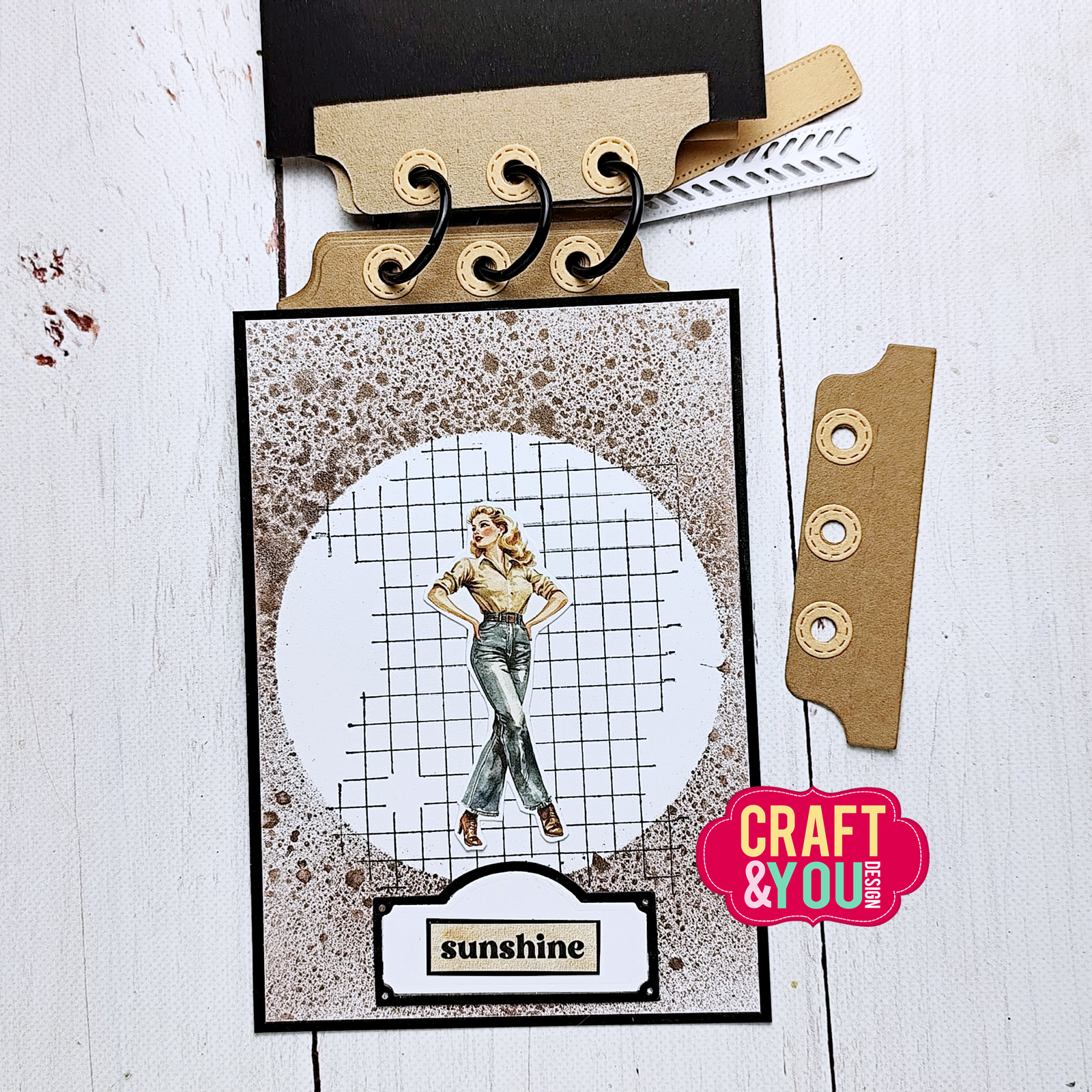 CW396 Cutting Die -Journal Mechanism by Bea - Craft&You Design