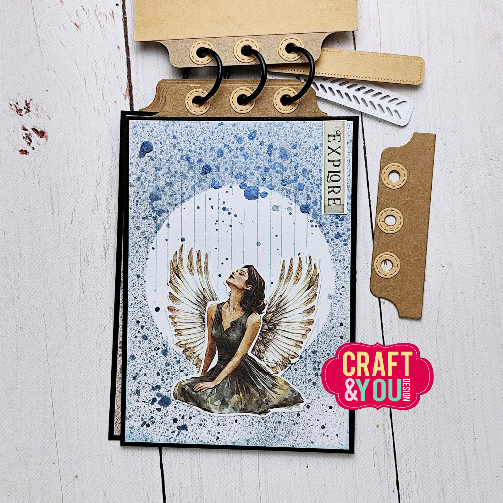 CW396 Cutting Die -Journal Mechanism by Bea - Craft&You Design