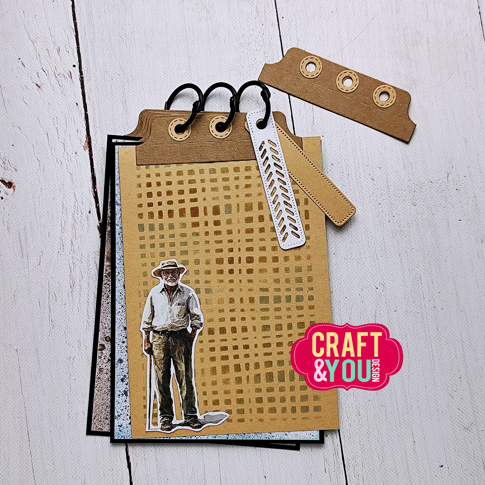 CW396 Cutting Die -Journal Mechanism by Bea - Craft&You Design