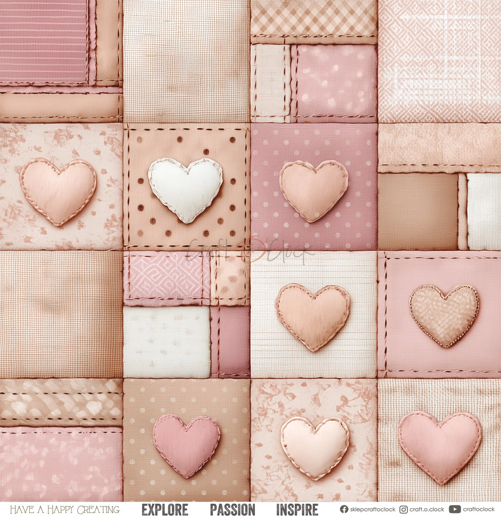 CC-C83-BGU-00 BABY GIRL UNIVERSE a set of papers 30,5x30,5cm