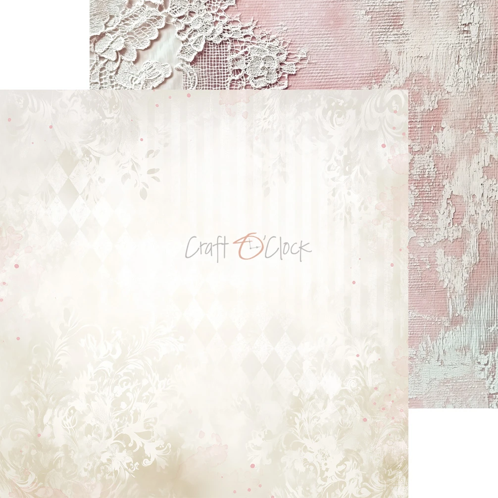 CC-C83-BGU-08 BABY GIRL UNIVERSE a set of papers 20,3x20,3cm
