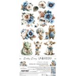 CC-C84-BBU-11 BABY BOY UNIVERSE - EXTRAS set -  FLOWERS & MORE