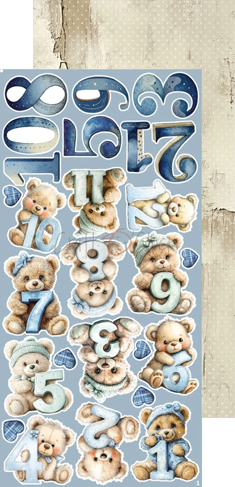CC-C84-BBU-12 BABY BOY UNIVERSE EXTRAS set -MELODY