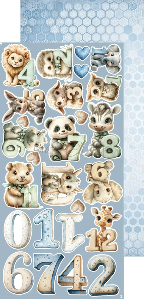 CC-C84-BBU-12 BABY BOY UNIVERSE EXTRAS set -MELODY