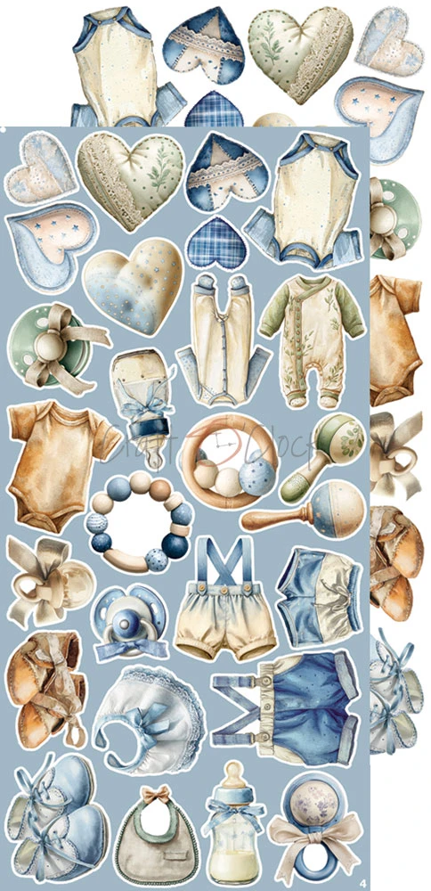 CC-C84-BBU-12 BABY BOY UNIVERSE EXTRAS set -MELODY