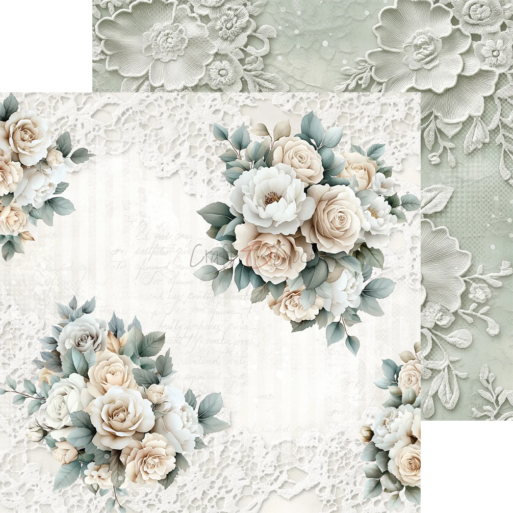 CC-C82-LLY-09 LIFETIME LOVING YOU- a set of papers 20,3x20,3cm - MIX