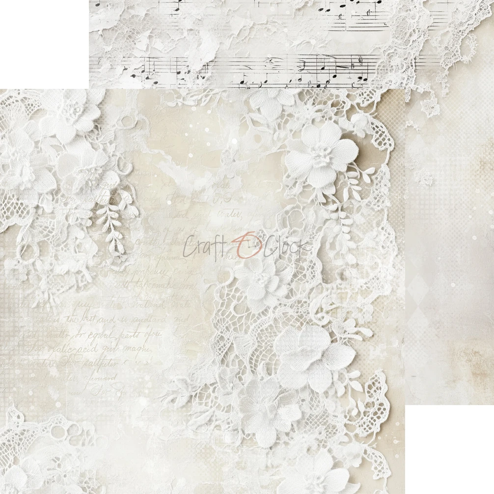 CC-C82-LLY-09 LIFETIME LOVING YOU- a set of papers 20,3x20,3cm - MIX