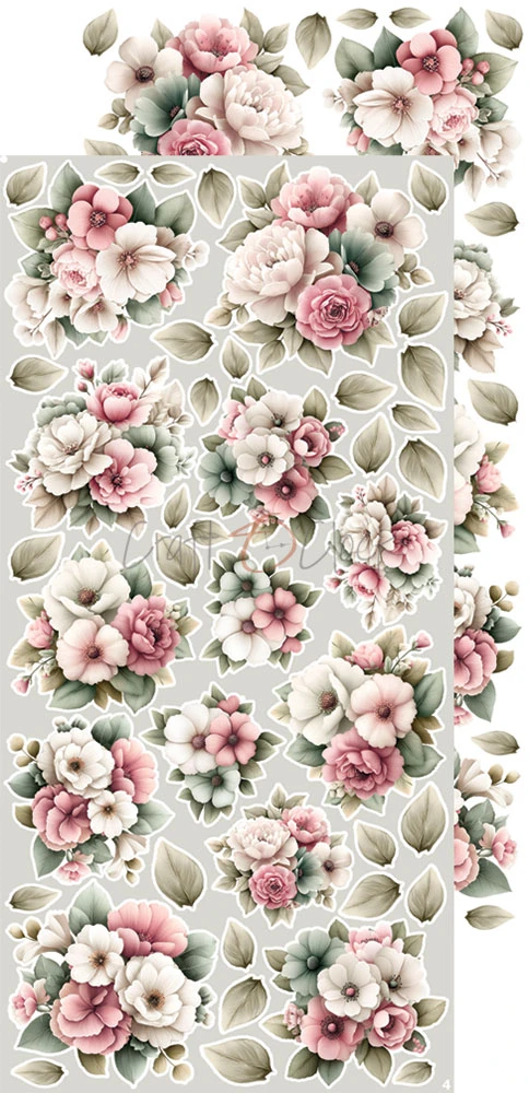 CC-C83-BGU-11 BABY GIRL UNIVERSE - EXTRAS set - FLOWERS & MORE