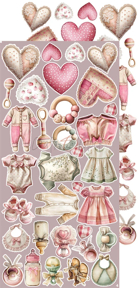 CC-C83-BGU-12 BABY GIRL UNIVERSE EXTRAS set -MELODY