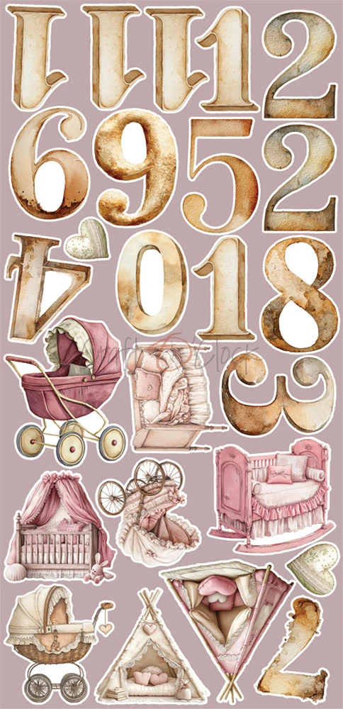 CC-C83-BGU-12 BABY GIRL UNIVERSE EXTRAS set -MELODY